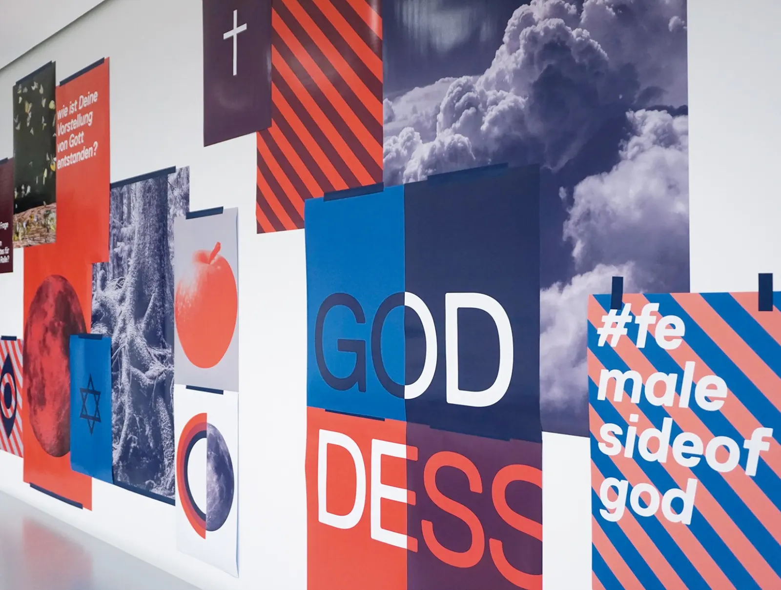 Die weibliche Seite Gottes — Ausstellungsansicht