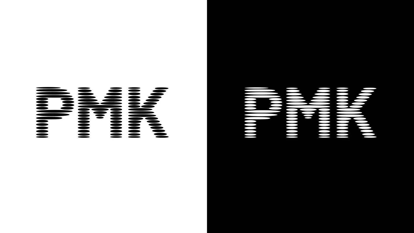 PMK — Logo in Schwarz-Weiß